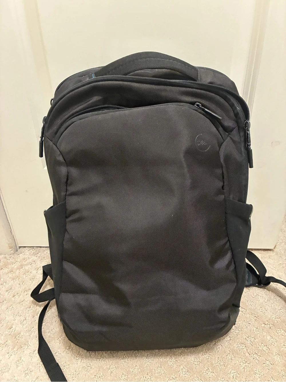 Minimalist Black Men's Backpack - Durable Everyday Bag
